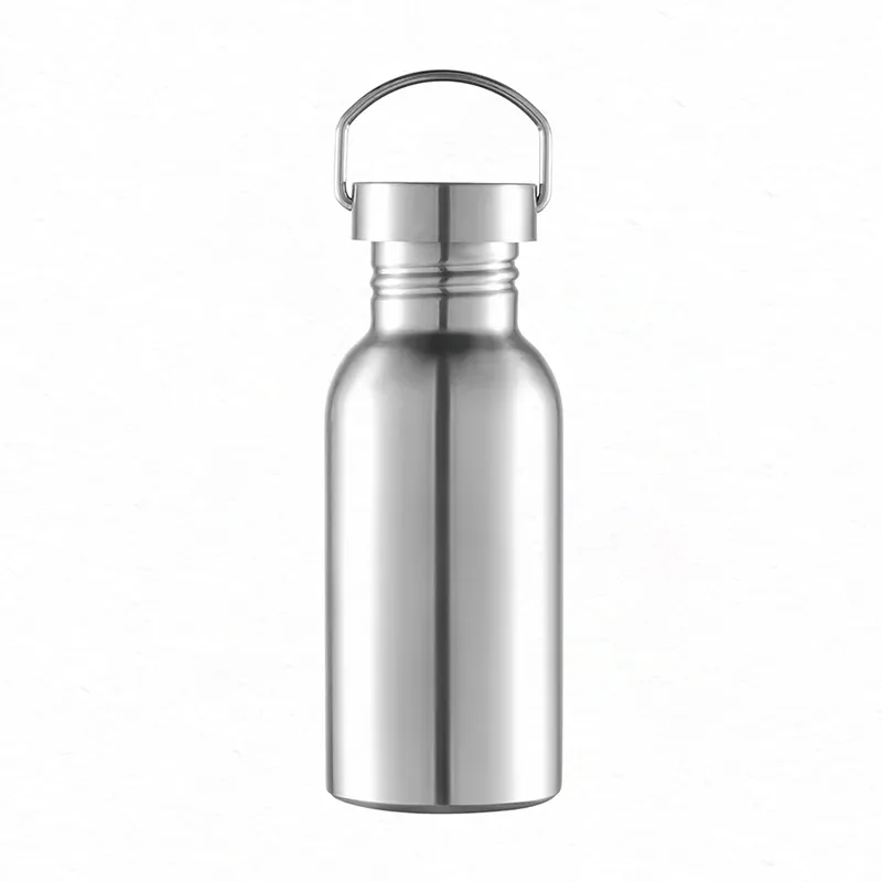 Schwarze Sportwasserflasche