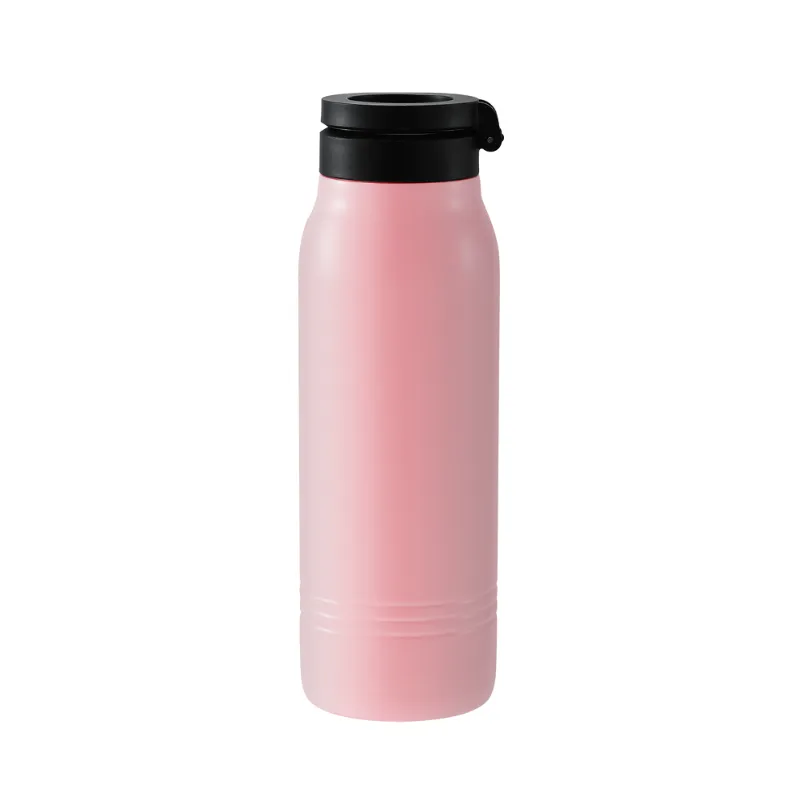 Isolierte Wasserflasche mit Magnetverschluss