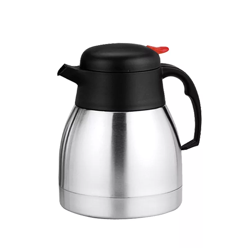 Kleine Kaffeekanne aus Edelstahl